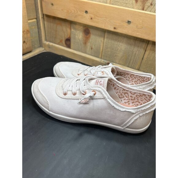BOBS Womens B Cute Sneakers Wide Fit Canvas White 8W Wide - Picture 6 of 9